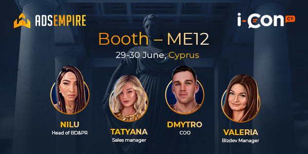 Meet AdsEmpire Team at i-Con Cyprus!