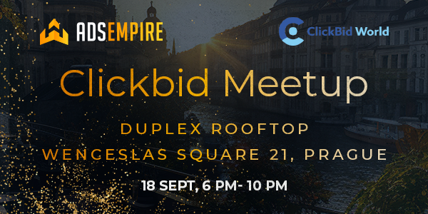 Join Us For Clickbid Rooftop Meetup Prague!